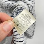 Max Studio  Black & White Striped Short Sleeve Ruched Mini Dress Womens S Artsy Photo 9