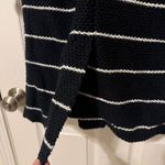 Marine layer  Birdseye Stripe Long-Line Cardigan Coat Size XS Sweater Comfy Black Photo 7
