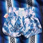 Free People Movement Movement The Way Home Palm Printed Shorts in White, Blue, and Pink Photo 13