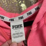 PINK - Victoria's Secret  bright pink 86 full zip hoodie sweatshirt, S Photo 3