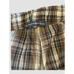 Brandy Melville Women’s  Catherine Brown Plaid Pants Pockets One Size Relaxed Photo 4