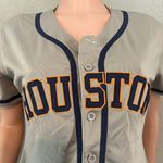 Majestic  Houston Astros 2019 Correa 1 Jersey Adult Stitched coolbase Sz L #18 Photo 4