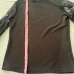 SheIn Black Long Lace Sleeved Women’s Small Top Photo 7