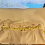 Elegant Cream Pencil Skirt with Belt Size 14P Photo 7