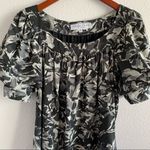 Trina Turk  Mumu Style Silk Wool Short Dress Tropical Elegant Modest 6 Photo 1