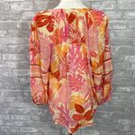 Haute Hippie Pink and Orange Tropical Bohemian Peasant Style Short Set Photo 3