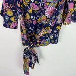 Modcloth NWT Best Is Yet to Come Wrap Top Navy Size Small S NEW Photo 12