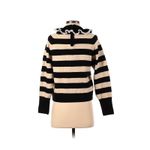 ZARA Tan Black Striped Combination Velvet Knit Sweater - S Photo 1