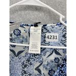 Jantzen  Women's Beach Coverup Tunic Blouse Kimono Sleeve Blue Size Medium Photo 3