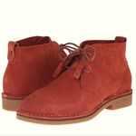 Hush Puppies  Cyra Catelyn Suede Chukka Boots Booties Hippie Boho Rust Orange 7.5 Photo 1
