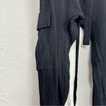 Ulla Johnson  Black Crepe Cargo Dropped Waist Jogger Sweatpants Womens 2 Goth Photo 3