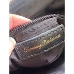 Tommy Bahama  Genuine Soft Leather Adjustable Strap Black Crossbody Bag Photo 7