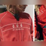 Free People NWT FP Movement Seeing Double Set - winterberry red - Medium Photo 4