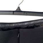 Jay Godfrey Allman Black Strapless Ruffle Gown Side Slit lined in satin size 12 Photo 5