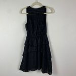 Derek Lam NWT 10 Crosby Black Gold Striped Sleeveless Ruffle Dress Sz 0 Jackie Photo 8