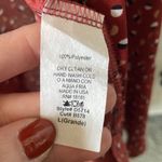 Audrey 3+1 Women’s Burnt Orange Short Sleeved Patterned Wrap Dress - Size Large Photo 3