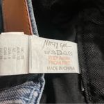 Nasty Gal  Two-Tone Wide-Leg Jeans Size 6 Photo 5
