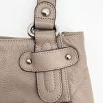 Tignanello Pebbled Leather Shoulder Bag Quiet Luxury Workwear Minimal Timeless Tan Photo 5