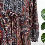Knox Rose  Boho Night Sky Maxi Dress in Multicolor Paisley Photo 7