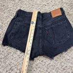 Levi's  501, size 28 black jean‎ shorts Photo 7
