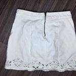 PacSun White Denim Mini Skirt With Flower Cutout Detail - 25 Photo 6