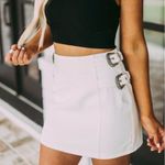 These Three Boutique White / Denim Skirt Photo 0