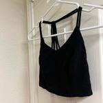 Solemio  black mermaidcore racer back crop top ultra mini Photo 2