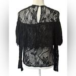 Who What Wear Elegant Black Lace Off-Shoulder Top Photo 1