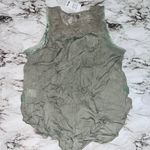 Suzanne Betro NWT |  | Sleeveless Tank Top Lace | Green | Womens | XL Photo 4