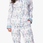 Munki Munki  novelty ski print flannel pajamas, size Medium Photo 3
