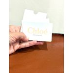 Chloé Chloe Marcie Medium Grained Leather Saddle Crossbody Bag Tan Photo 9