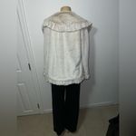 Damselle Ivory Faux Fur Coat White Photo 4