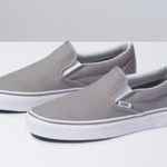 Vans Light Gray Slip-Ons Photo 0