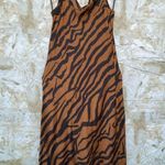 ALLSAINTS animal print slip dress size small Photo 5