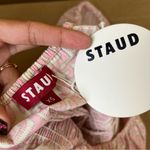 STAUD  Jules Pastel Maze Smocked Poplin Top Photo 6