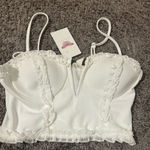 Privy  Ivory Ruffled Top Photo 0