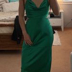 Billy J Boutique Charis Slip Midi Dress Emerald Green Photo 2