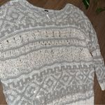 Free People Back and Forth Tunic Sweater Open Knit Photo 2