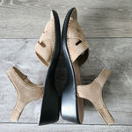 Easy Spirit  Beige Leather Strappy Sandals Comfy Adjustable Ankle Womens Sz 7.5 N Photo 7