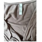 Eimin Draped Cowl Neck Sleeveless Jersey Stretch Taupe Blouse 2XL Tan Size 2X Photo 8