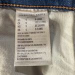 American Eagle  SZ 0 X-Long Jeggings Jeans Low-Rise Chewed Hems Whiskered Stretch Photo 10