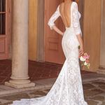 Casablanca Bridal Wedding Dress Style Ainsley White Size 12 Photo 5