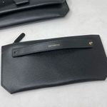 Senreve Black Leather Pebbled Convertible Belt Clutch Crossbody Bag Photo 12