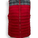 Ruff Hewn Plaid Red Puffer Vest Small Photo 14