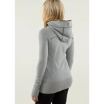 Lululemon LIVE SIMPLY HOODIE HOODY JACKET II HEATHERED MEDIUM GREY SIZE 4 Photo 2