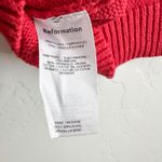 Reformation  | Allegra Cotton Halter Scarf Knit Sweater Tank Sun-Dried Tomato Red Photo 6