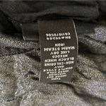 Maggie Barnes Vintage 90s Metallic Short Sleeve Button Front Top Black Combo 5X Photo 4