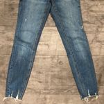ZARA  blue skinny destroyed jeans Photo 3