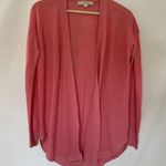 Loft  pink barbiecore women's XS linen blend knit shrug pullover cardigan comfort Photo 0