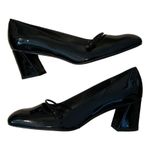 Stuart Weitzman Oneup Black Patent Leather Mary Jane Style Size 8 Pumps. Photo 2